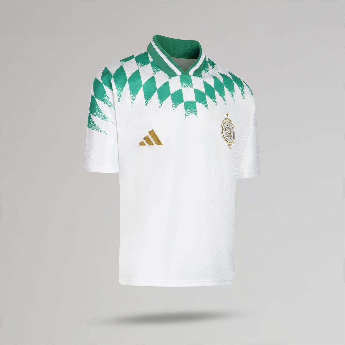 adidas Celtic 2026/27 Stadium Pack White Jacquard Jersey