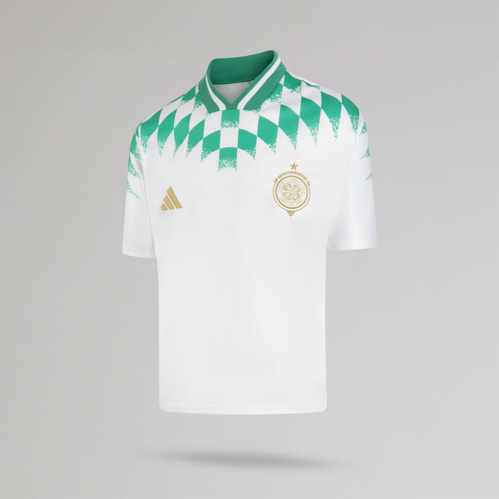 adidas Celtic 2026/27 Stadium Pack White Jacquard Jersey