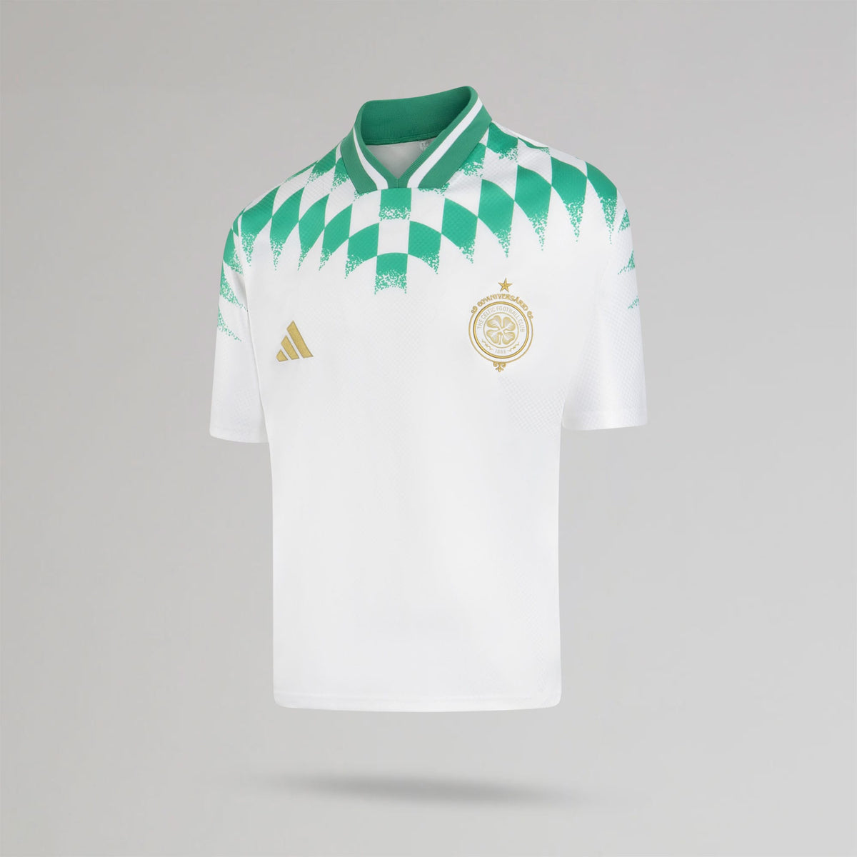 adidas Celtic 2026/27 Stadium Pack White Jacquard Jersey