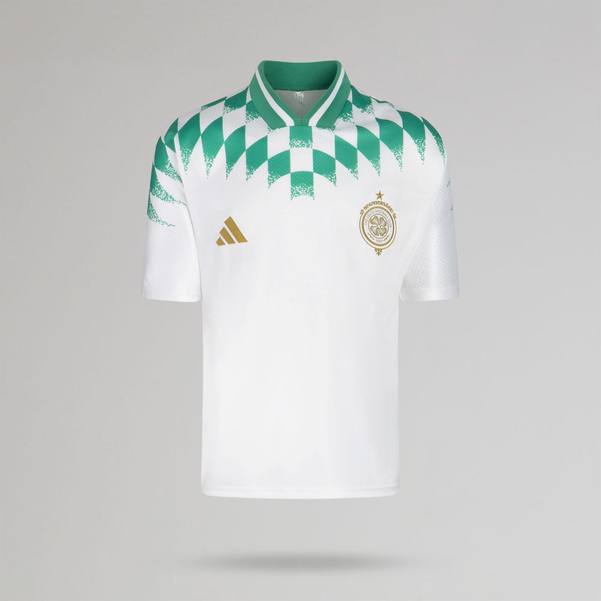 adidas Celtic 2026/27 Stadium Pack White Jacquard Jersey