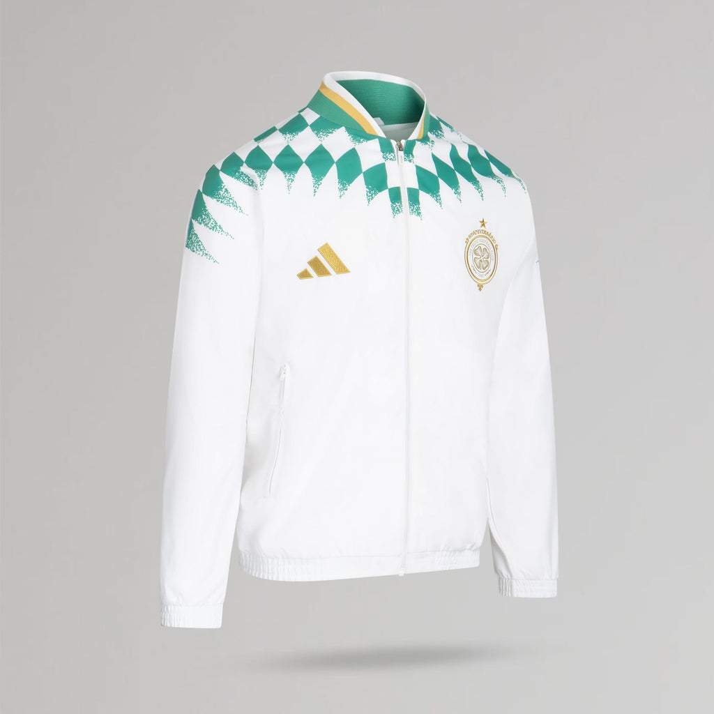 adidas Celtic 2026/27 Stadium Pack White Track Jacket