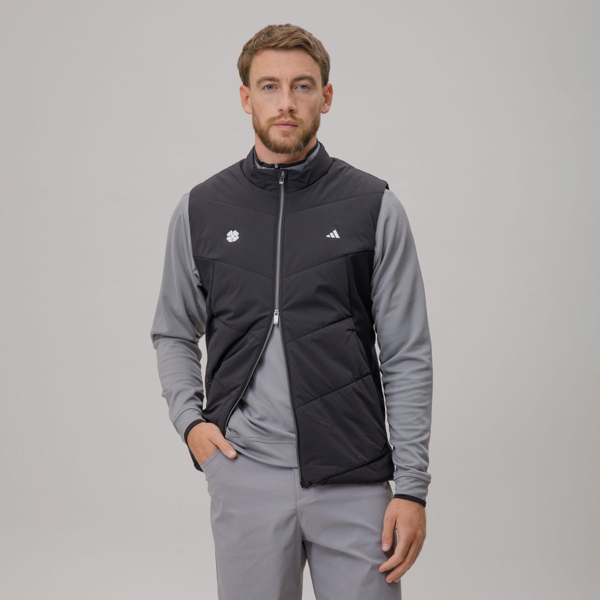 adidas Celtic Golf Ultimate365+ Course Control Quilted Gilet