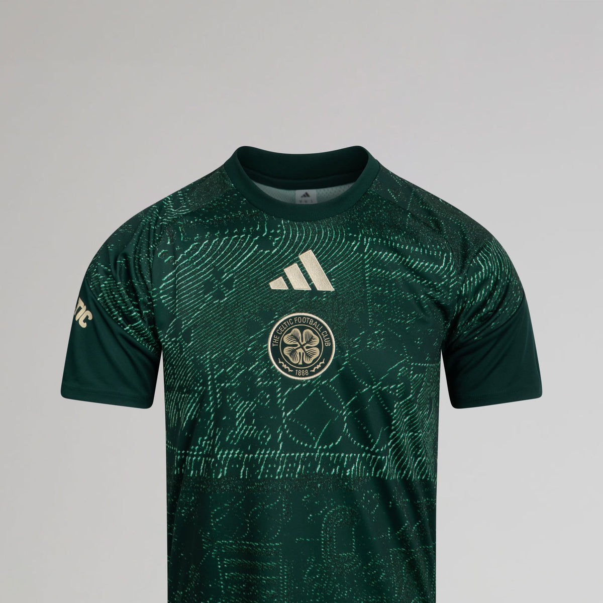 adidas Celtic Junior 2026/27 Dark Green Pre-Match Jersey