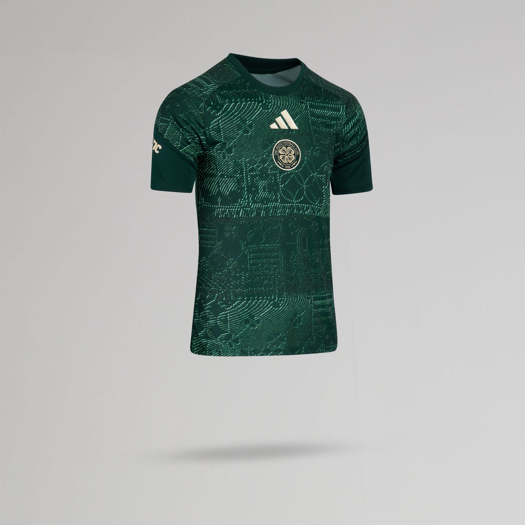 adidas Celtic Junior 2026/27 Dark Green Pre-Match Jersey