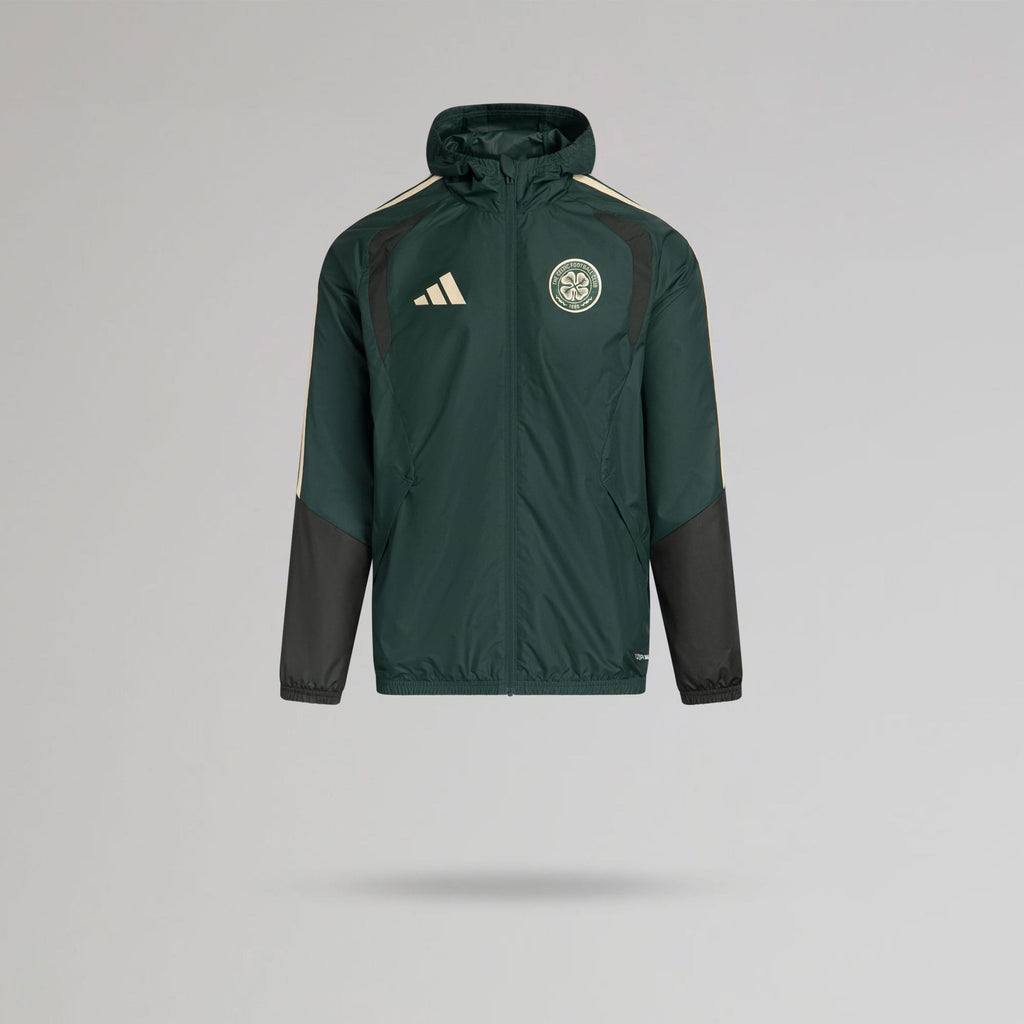 adidas Celtic Junior 2026/27 Shadow Green All Weather Jacket