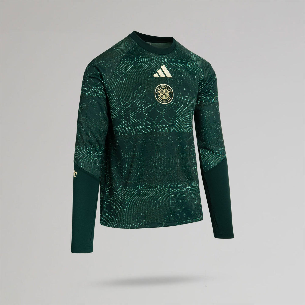 adidas Celtic Men's 2026/27 Dark Green Pre-Warm Top
