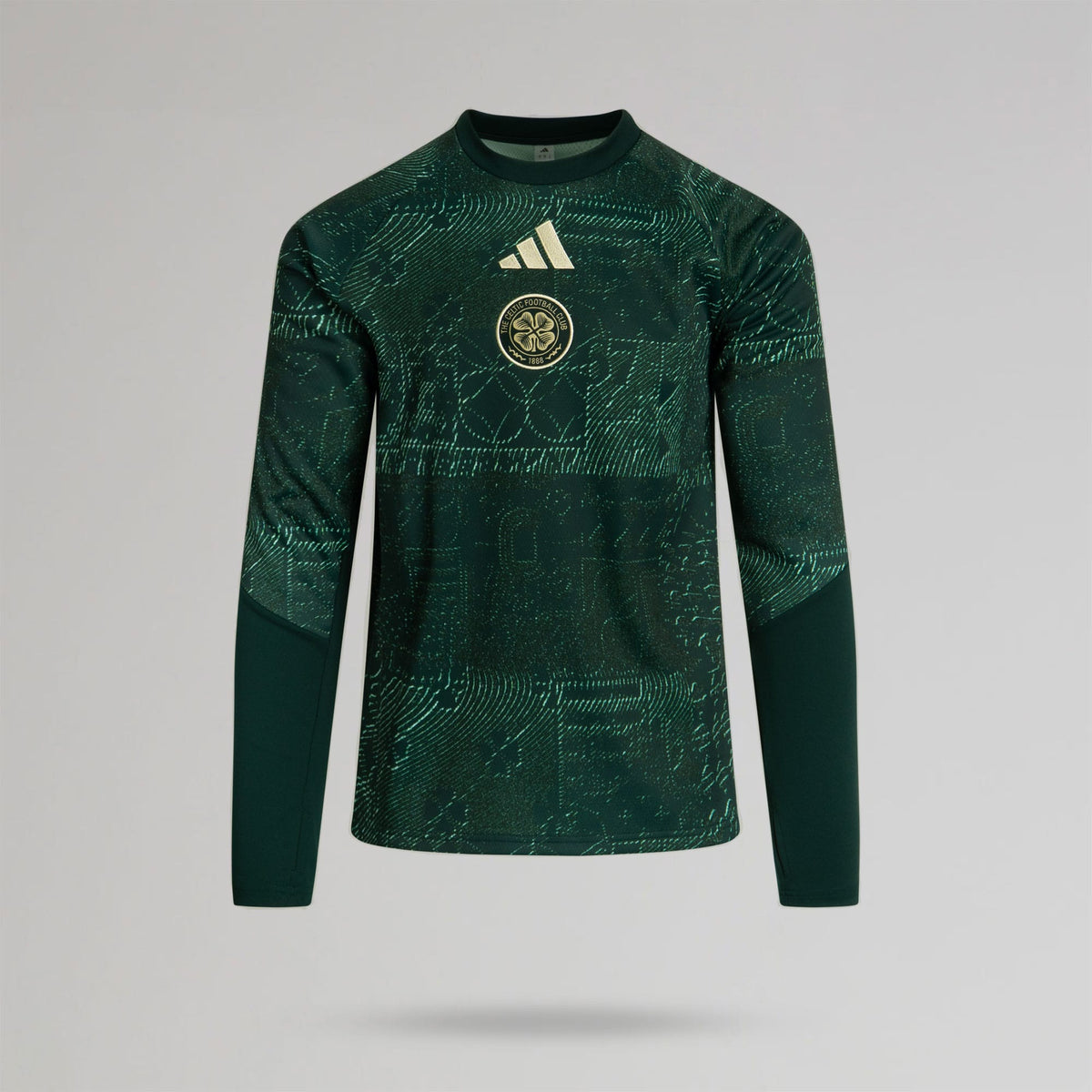 adidas Celtic Men's 2026/27 Dark Green Pre-Warm Top