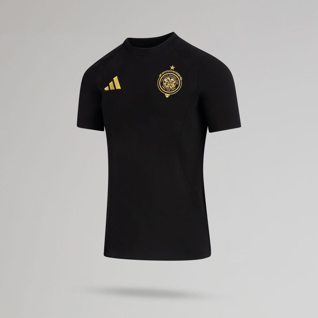 adidas Celtic Tiro Travel Black T-Shirt