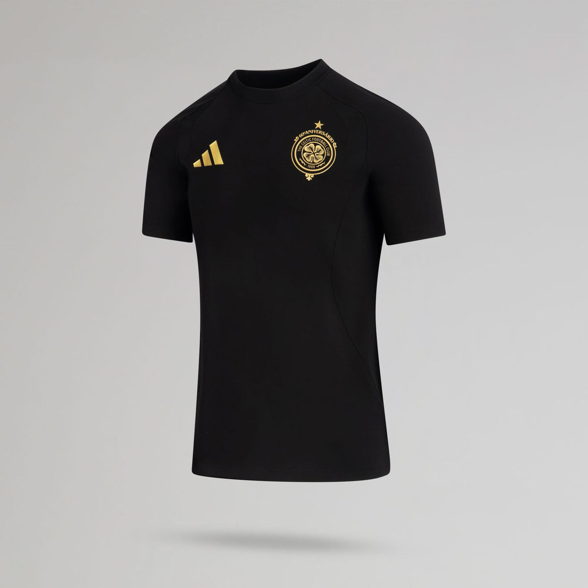 adidas Celtic Tiro Travel Black T-Shirt