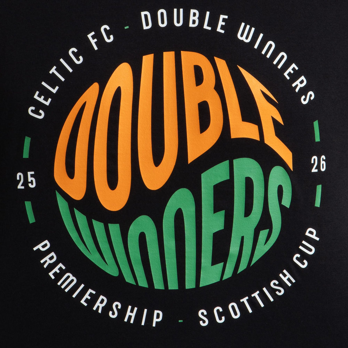 Celtic Junior 2025/26 Double Winners T-Shirt