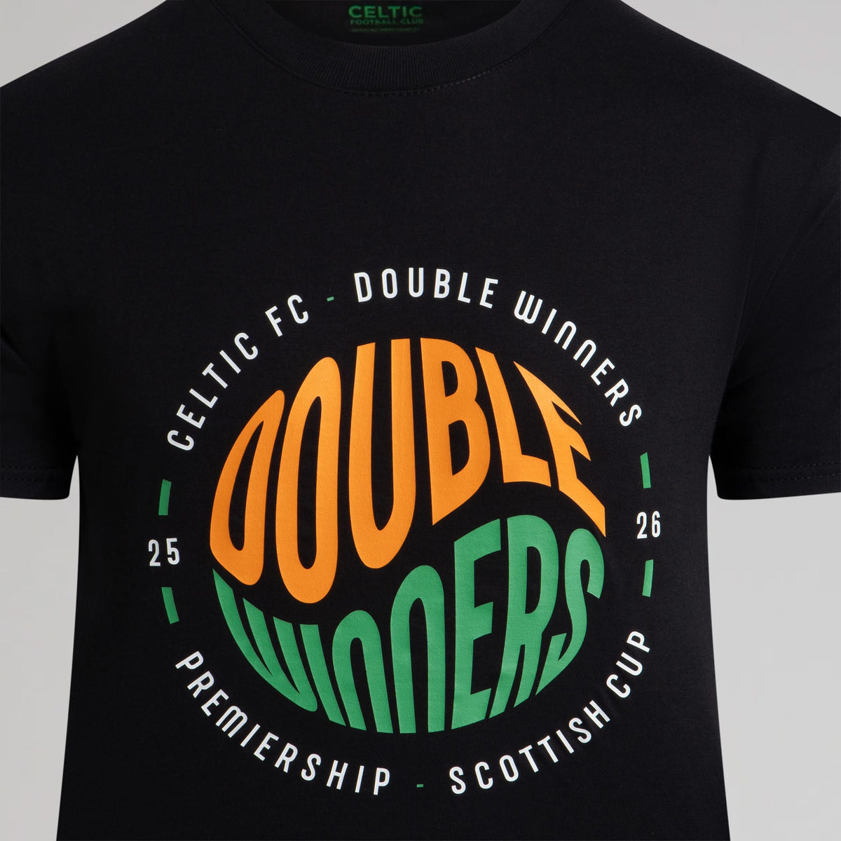 Celtic Junior 2025/26 Double Winners T-Shirt