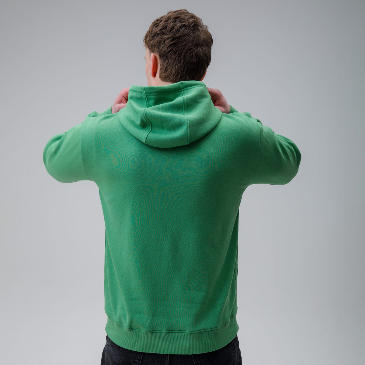 Celtic Clover Men's Green Zip Hoodie