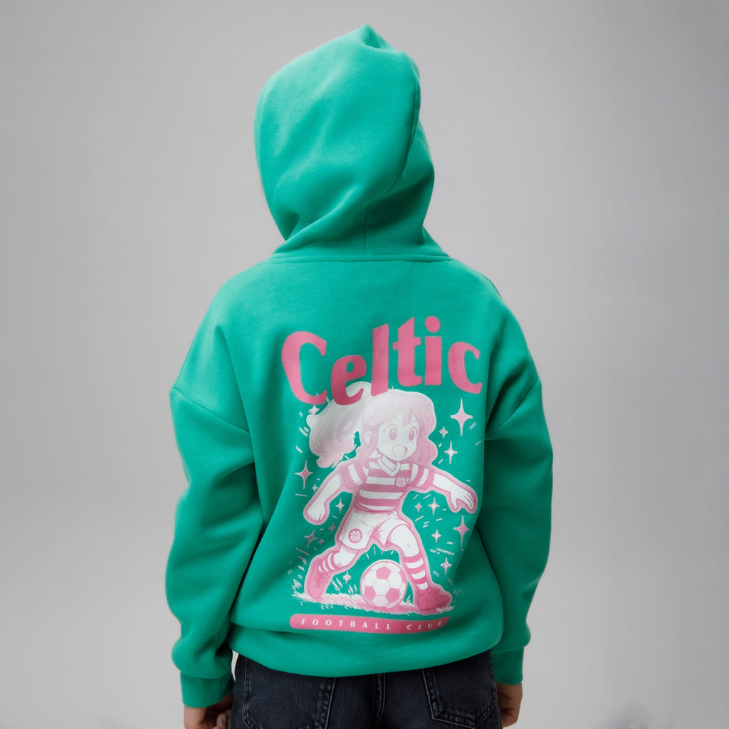 Celtic Crest Junior Anime Print Hoodie