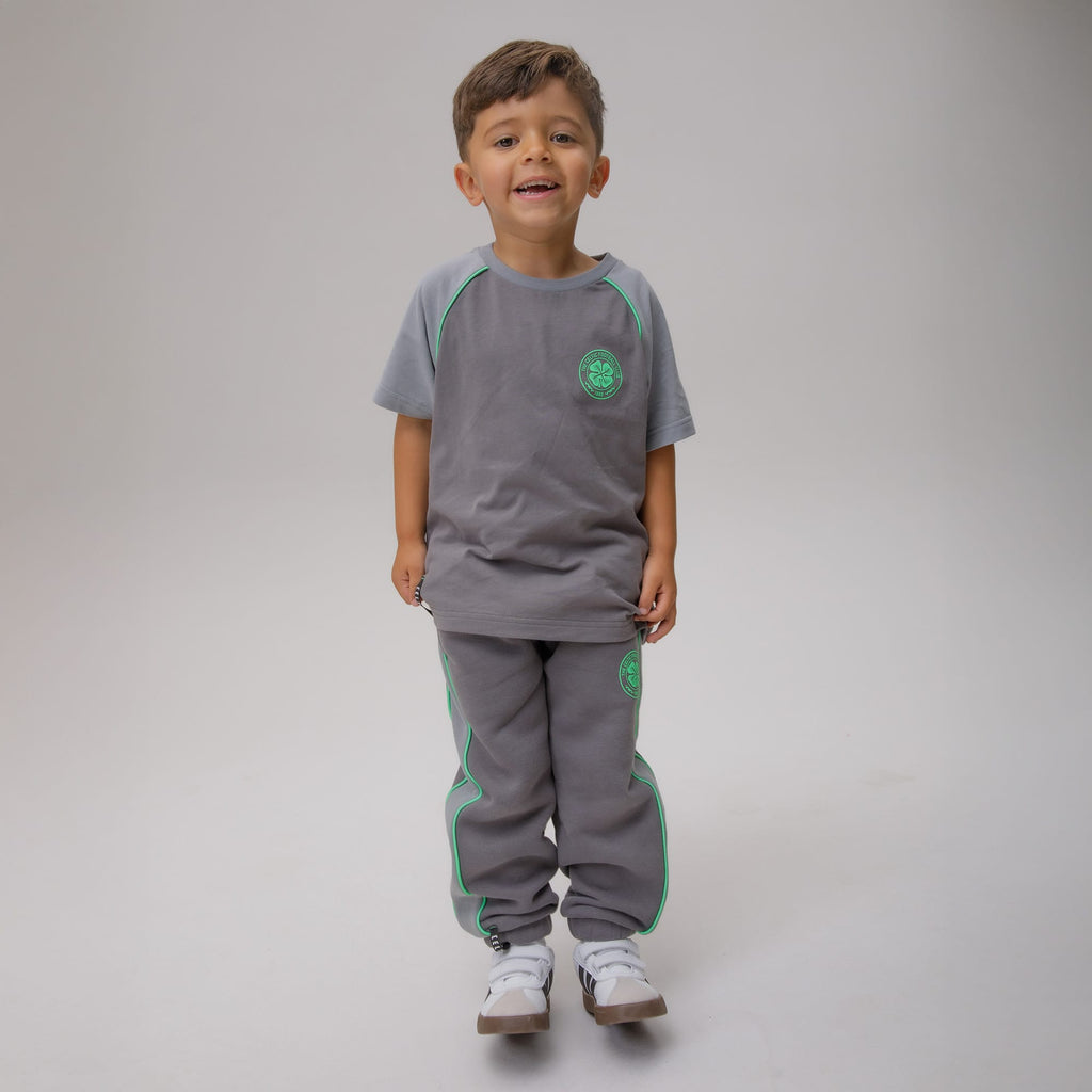 Celtic Crest Junior Dark Grey Joggers