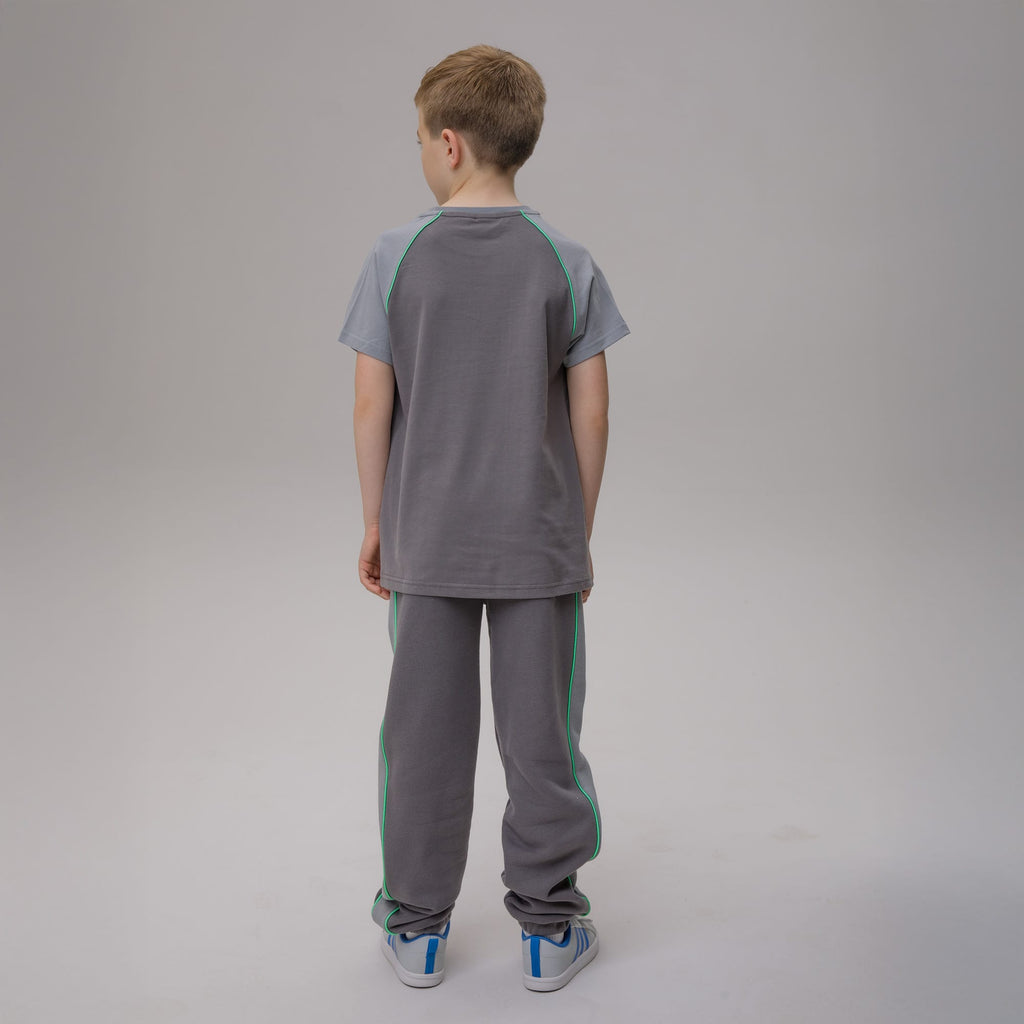 Celtic Crest Junior Dark Grey Joggers