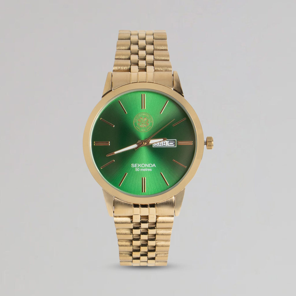 Celtic Gold Bracelet Strap Watch