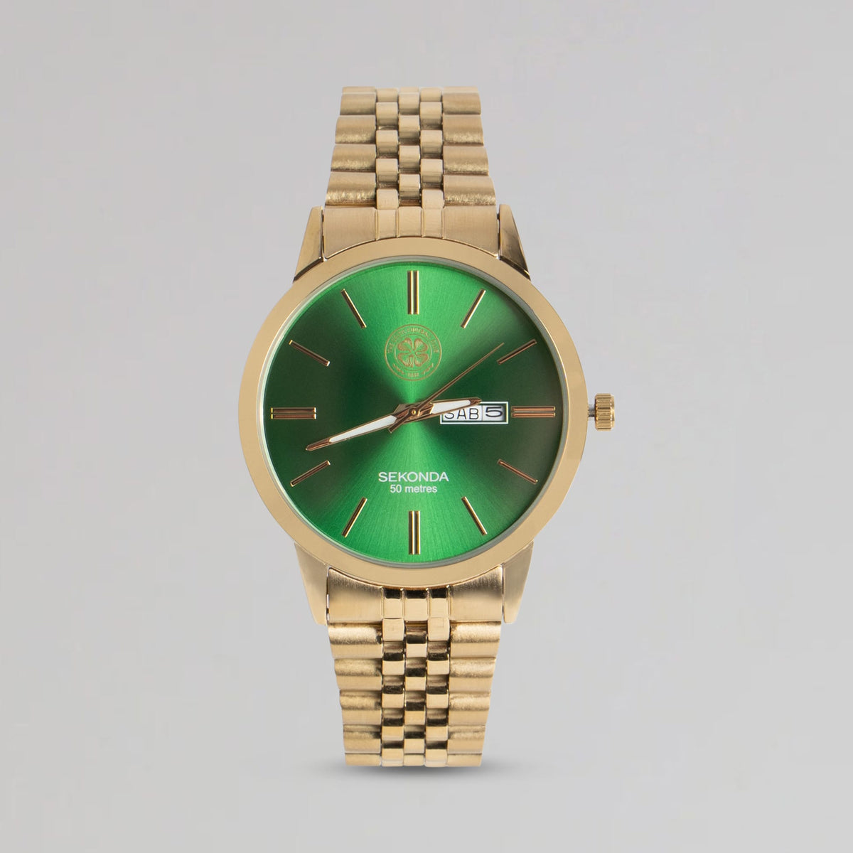 Celtic Gold Bracelet Strap Watch