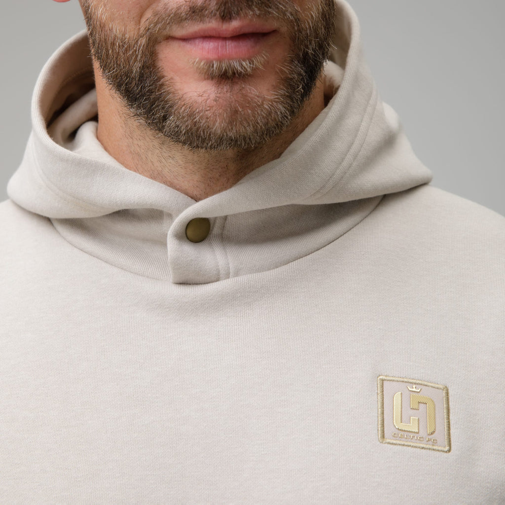 Celtic Henrik Larsson Men's Beige Hoodie
