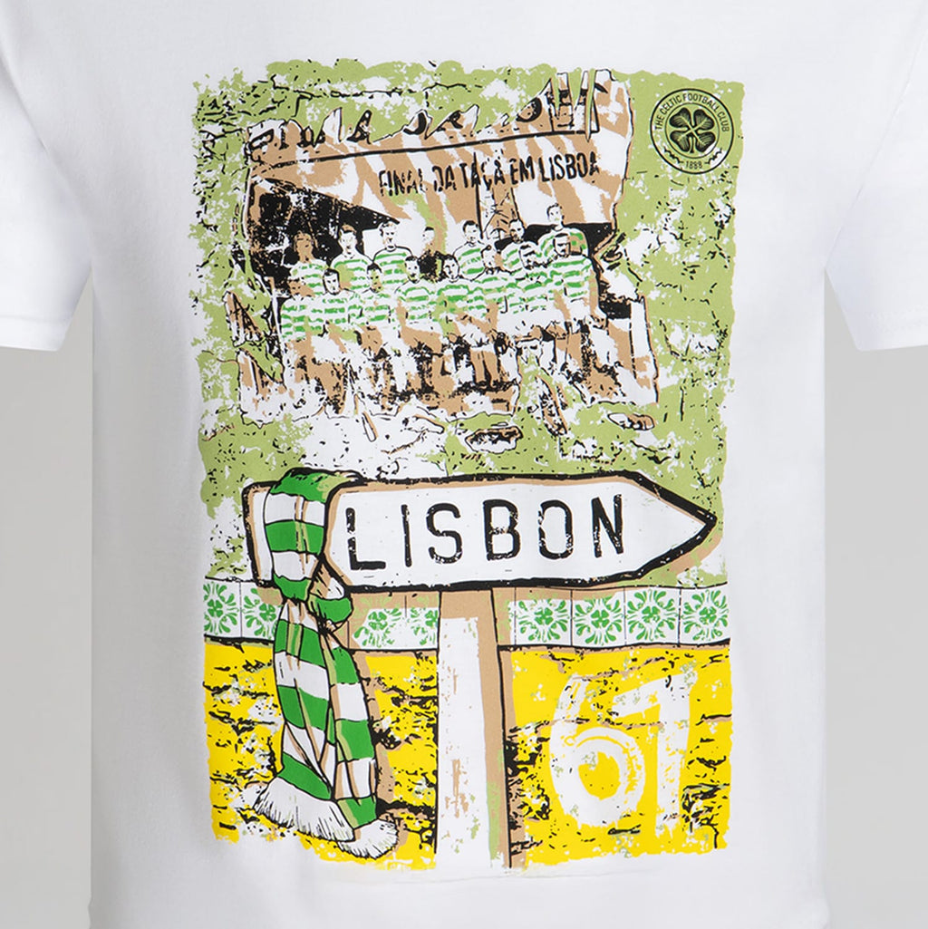 Celtic Lisbon Men's Sign White T-Shirt