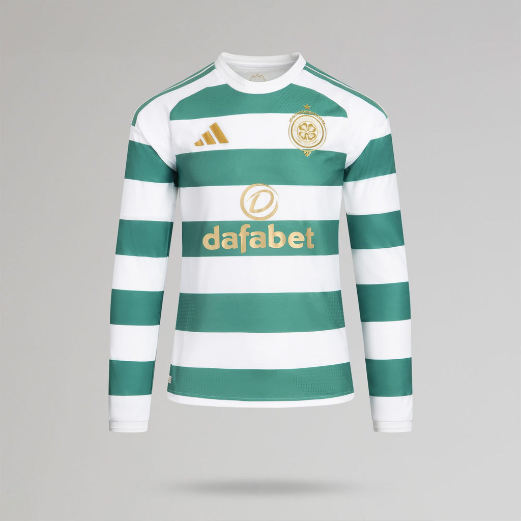 Celtic Men's 2026/27 Authentic Home Shirt with Long Sleeves