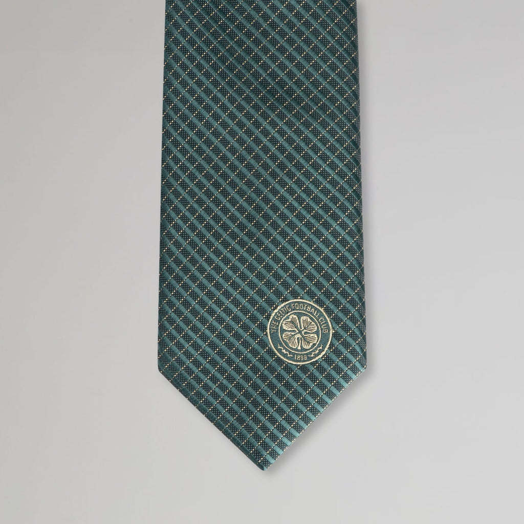 Celtic Pinstripe Dark Green Tie