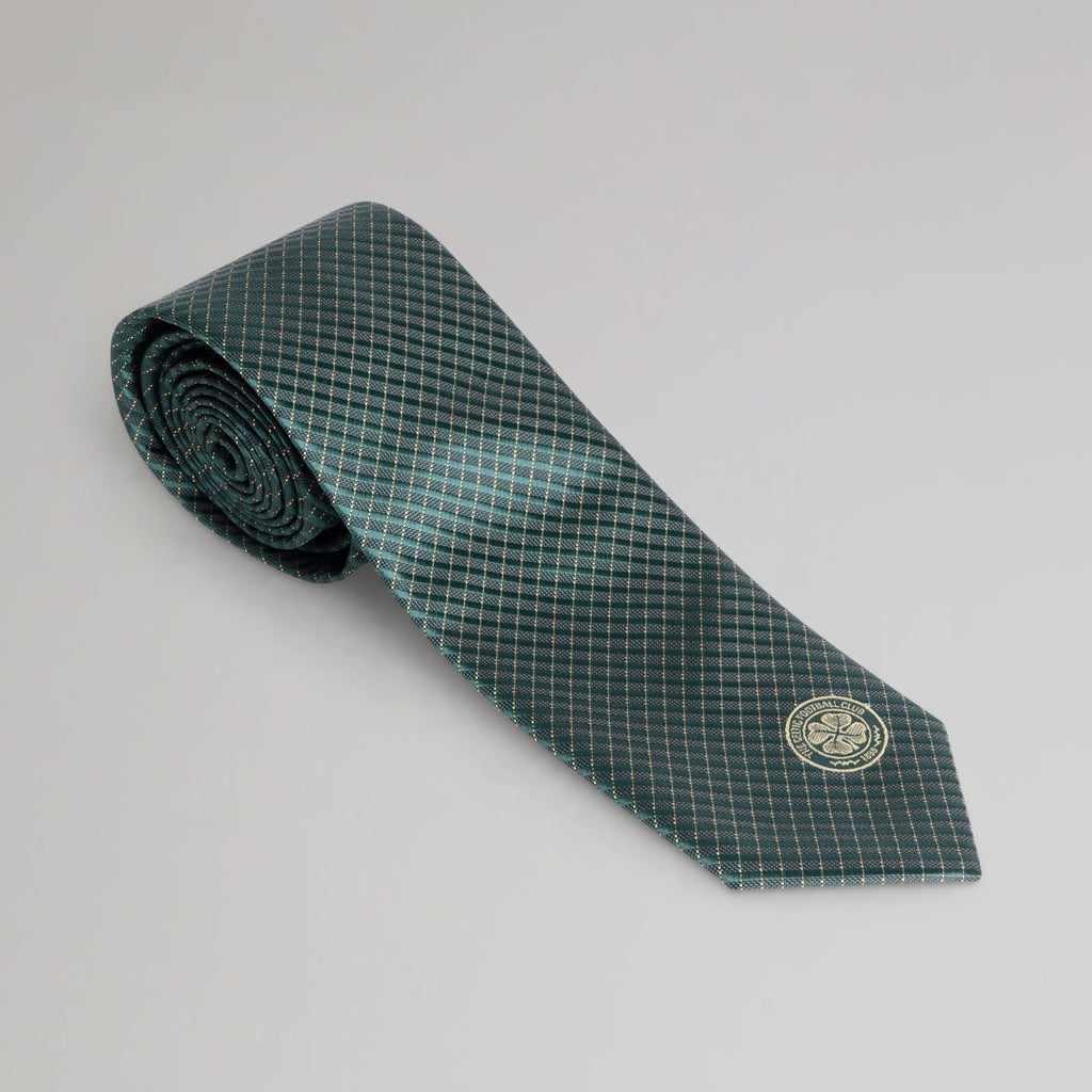Celtic Pinstripe Dark Green Tie
