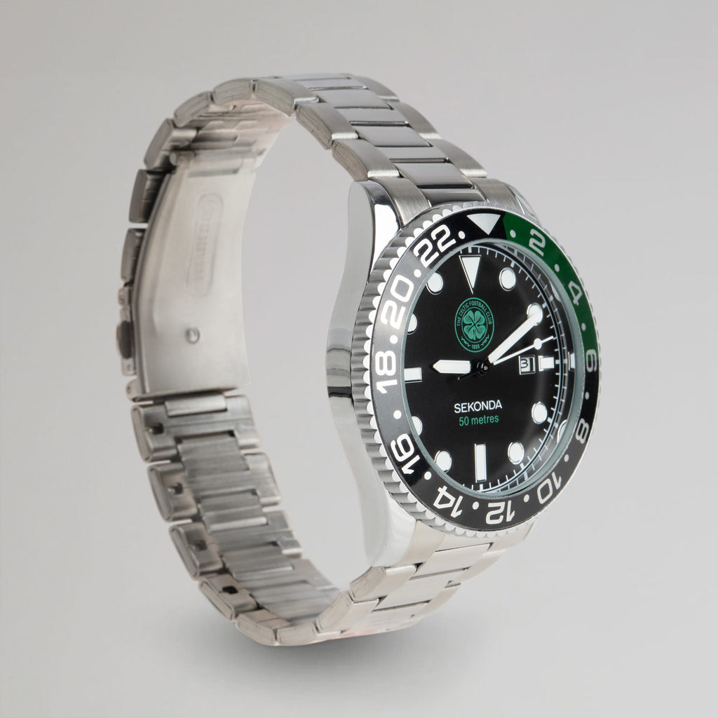 Celtic Silver Bracelet Strap Watch