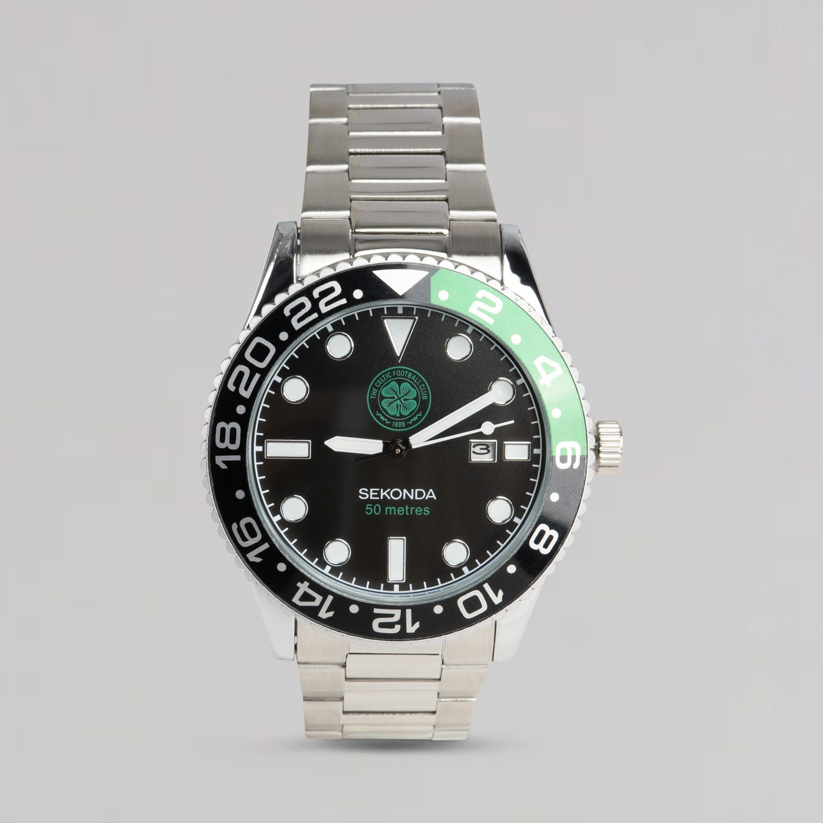 Celtic Silver Bracelet Strap Watch