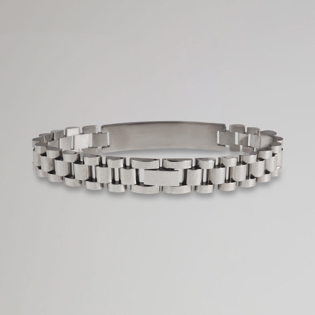 Celtic Silver Plated ID Bracelet
