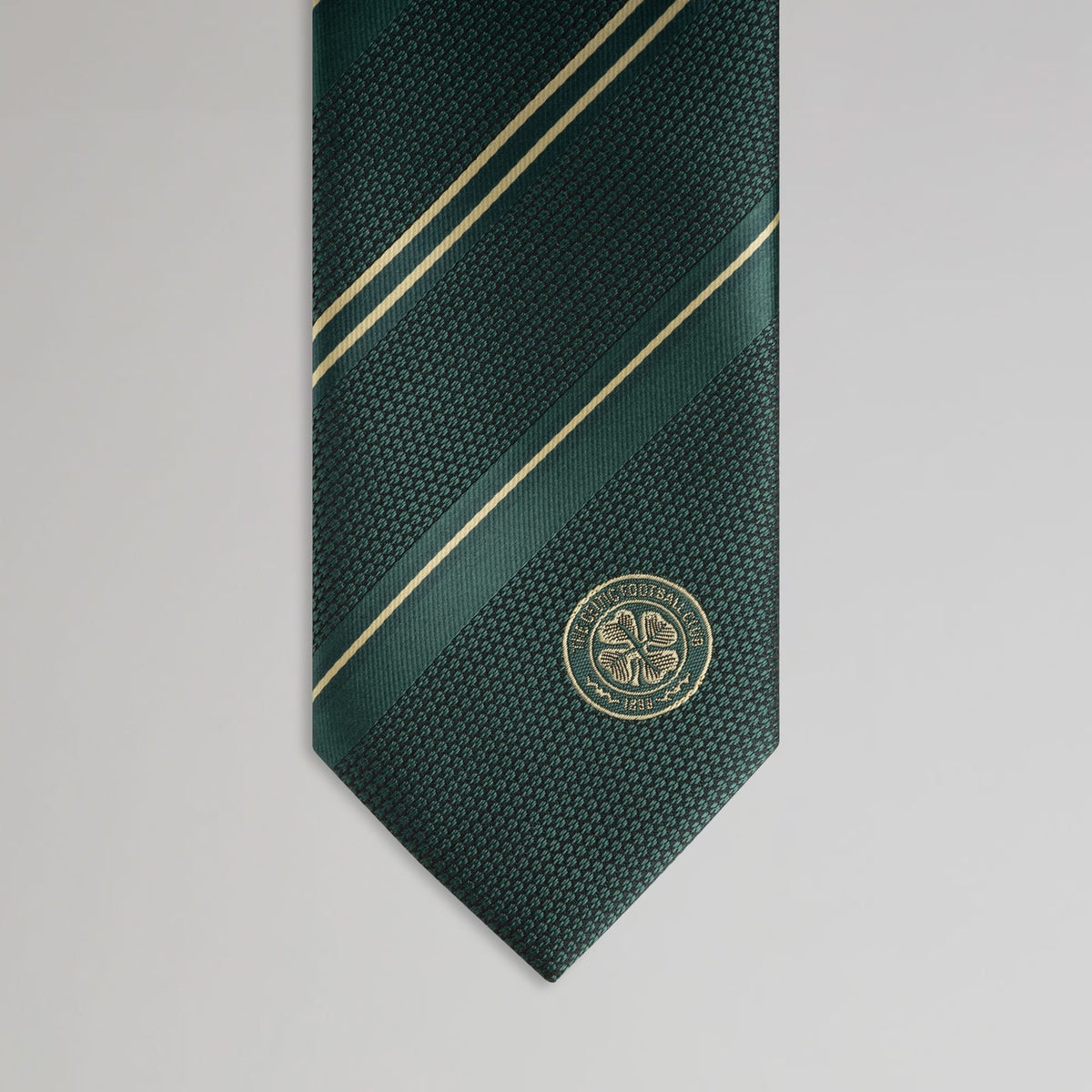Celtic Stripe Dark Green Tie
