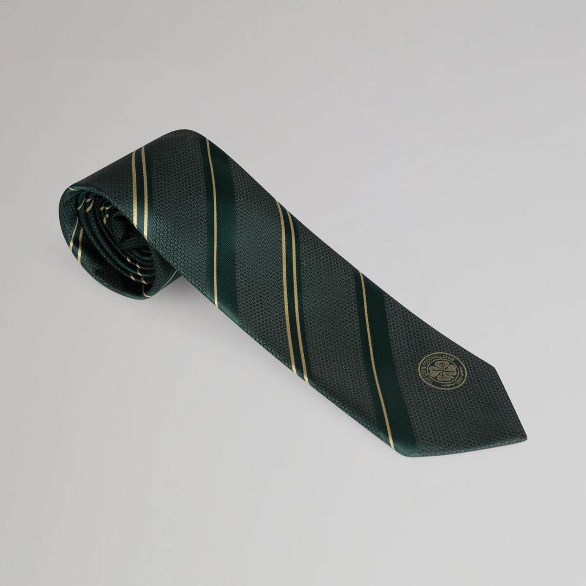 Celtic Stripe Dark Green Tie