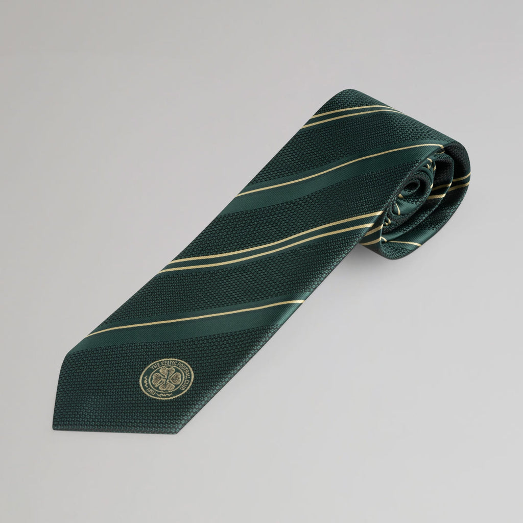 Celtic Stripe Dark Green Tie