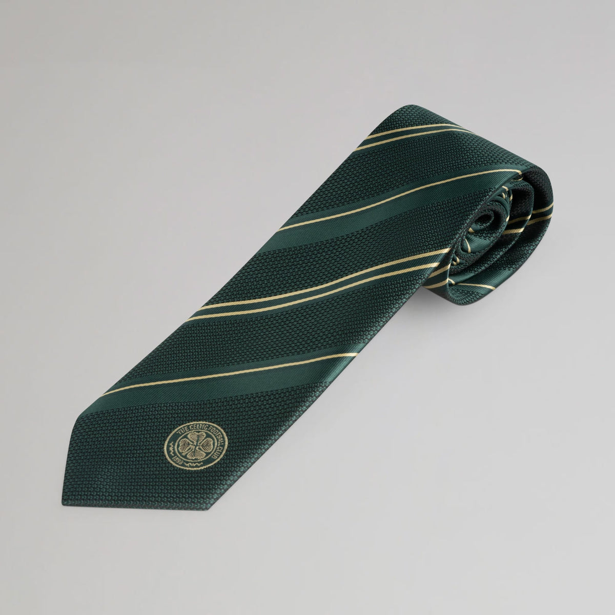 Celtic Stripe Dark Green Tie
