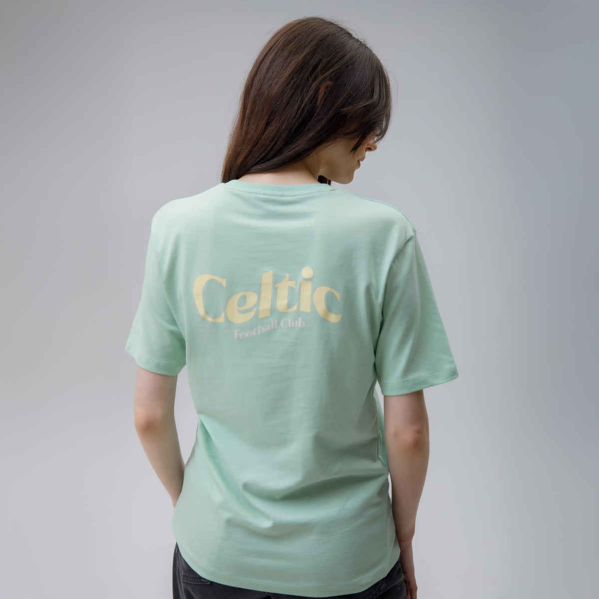 Celtic Women's Back Print Green T-Shirt