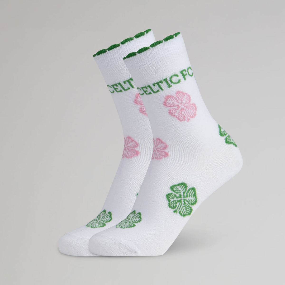 Celtic Women's Clover Print Socks