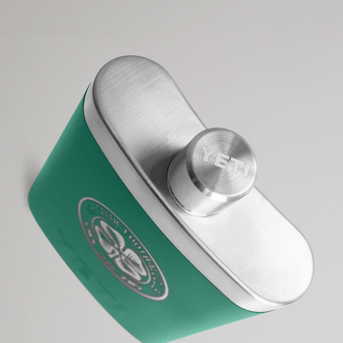 Celtic YETI Green Hip Flask 7oz
