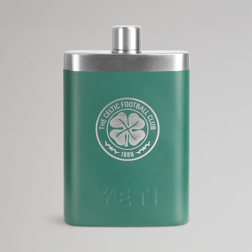 Celtic YETI Green Hip Flask 7oz
